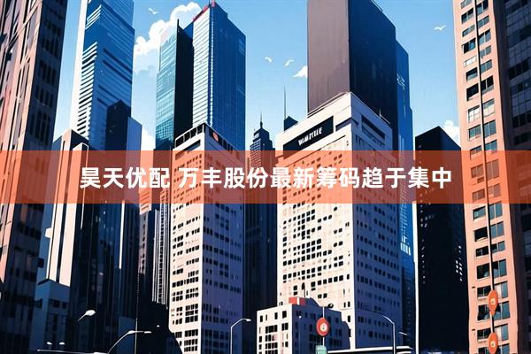 昊天优配 万丰股份最新筹码趋于集中