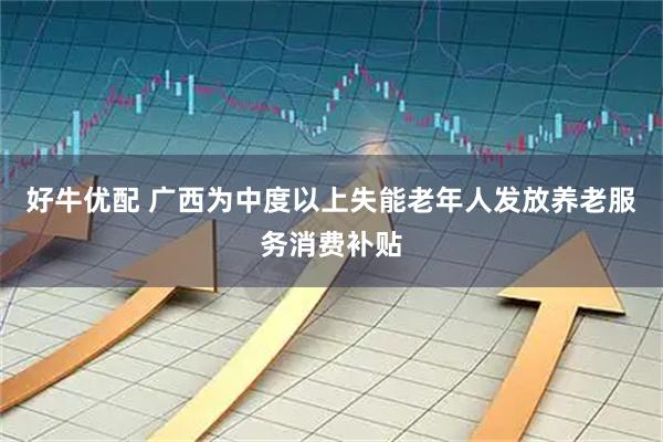 好牛优配 广西为中度以上失能老年人发放养老服务消费补贴